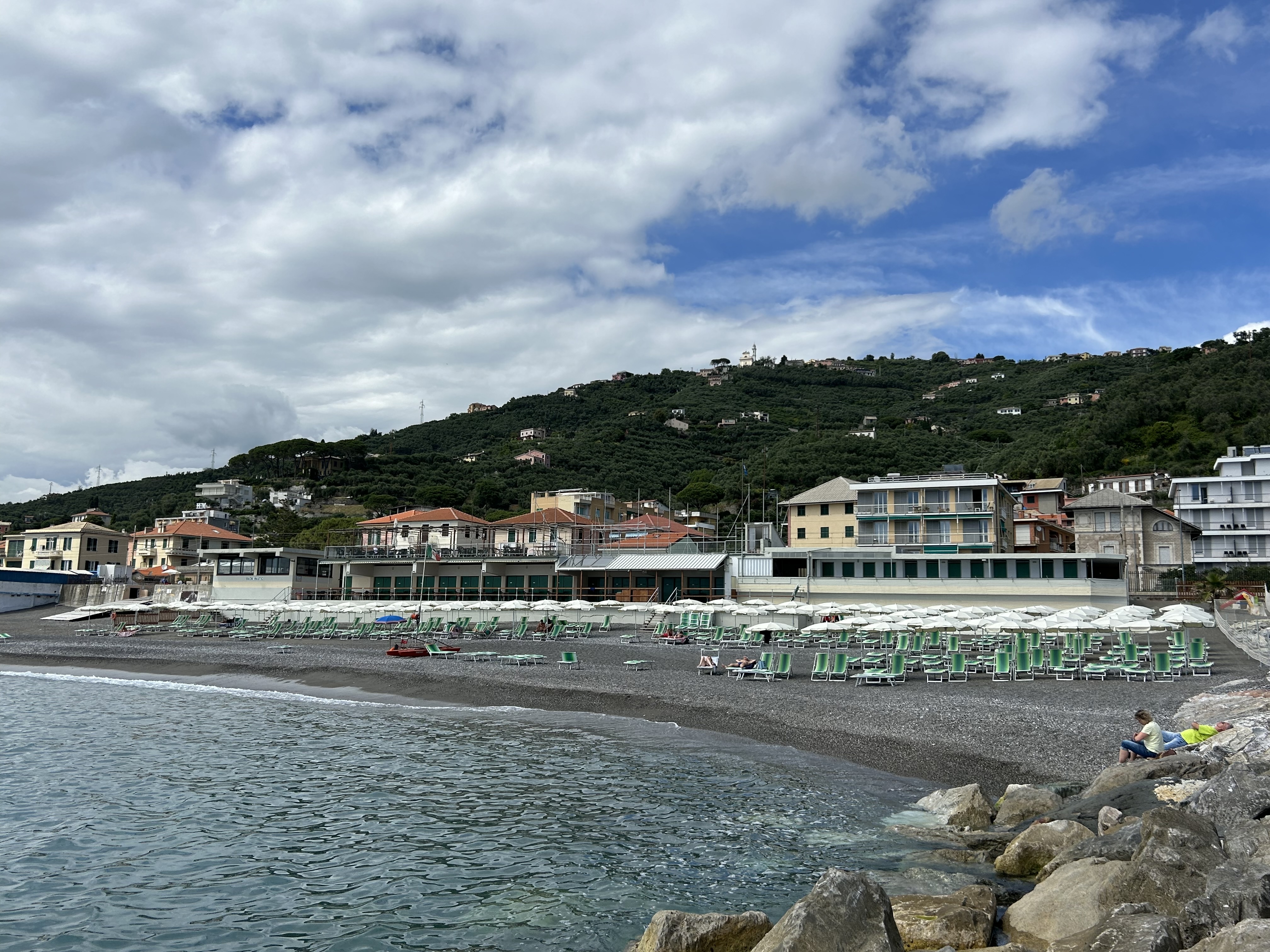 Bagni Nautici entrance in Cavi di Lavagna